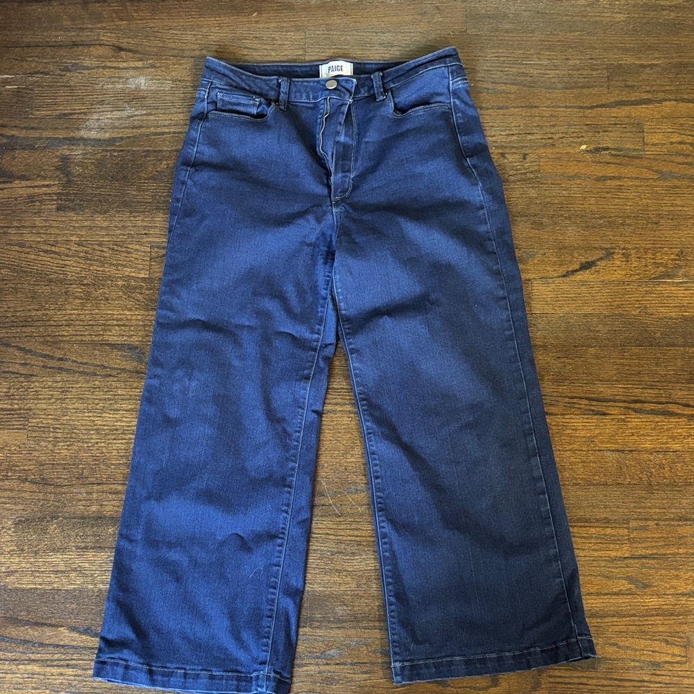 PAIGE Indigo Denim Trousers